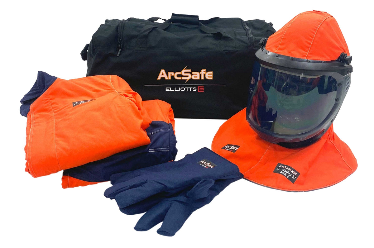 ArcSafe X50 Arc Flash Kit – Switching Jacket and Trousers with a Lift Front Hood (EASKJTHLX50)