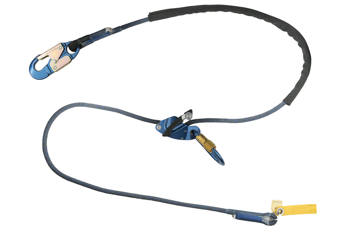 3M DBI-SALA Trigger X Adjustable Rope Positioning Lanyard 1234089, Blue, 10 ft, 1 EA/Case