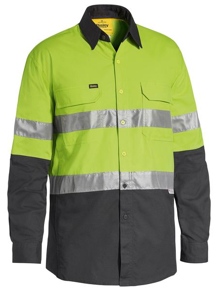 Bisley X Airflow Taped Hi Vis Ripstop Shirt