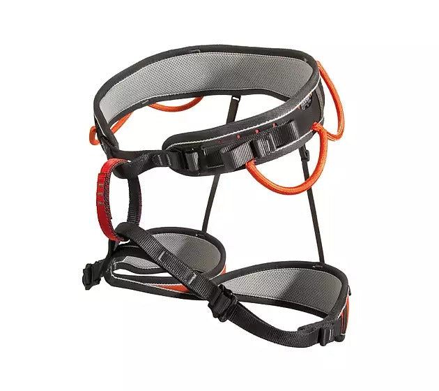 ATTACK III (black/orange, 3 buckles) CLIMBING HARNESSES M