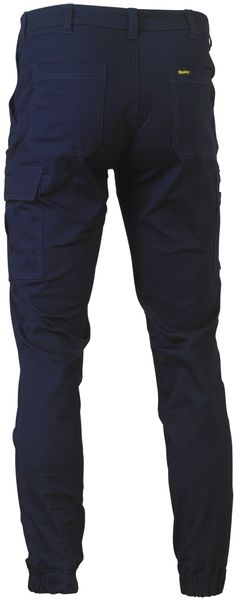 Bisley Stretch Cotton Drill Cargo Cuffed Pants