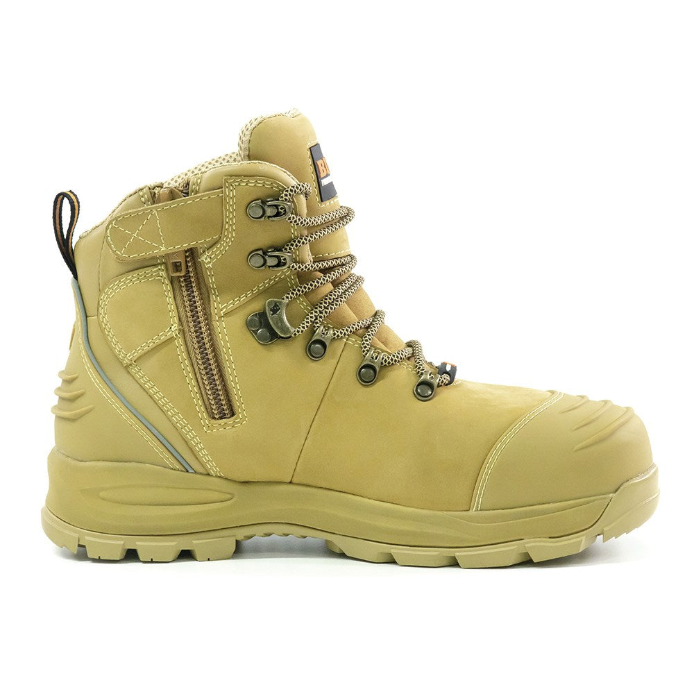 Bison Xt Ankle Lace Up Boot With Zip