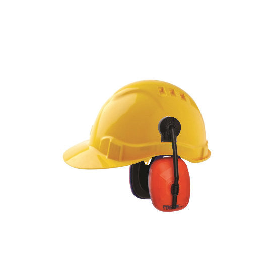 ProChoice V6 Hard Hat Vented Yellow (HHV6-Y) with Viper Earmuffs (HHEM)