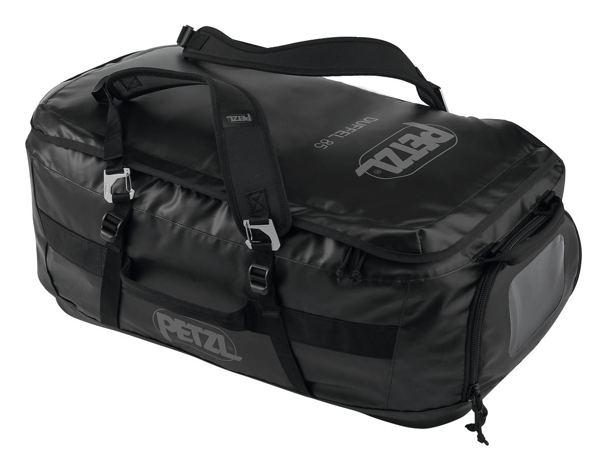 Petzl 85L Duffel Medium Black Capacity Transport Bag (S045AA03)