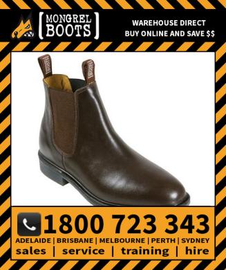 SIZE-10.5 Mongrel Brown Riding Boot Safety Work Boots