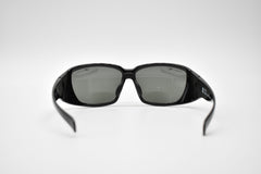 EYRES DEFINE Shiny Black Frame Polarised Grey Bifocal Lens +2.0