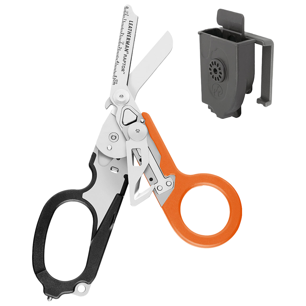 Aero Healthcare Raptor Rescue Folding Medical Shears - Orange