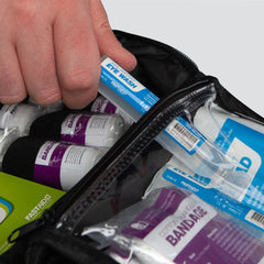 FastAid First Aid Soft Pack, R1, Blue, Empty With Fold Out Compartments, 260 (W) X 190 (H) X 100 (D) Mm