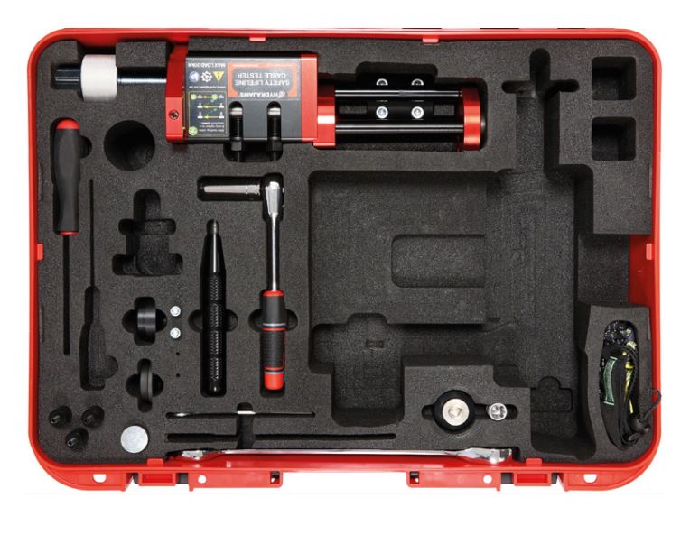 Hydrajaws Safety Lifeline Cable Tester Kit 1 — Frame Only (030-006)