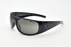 EYRES XCCESS Shiny Black Frame Grey Lens