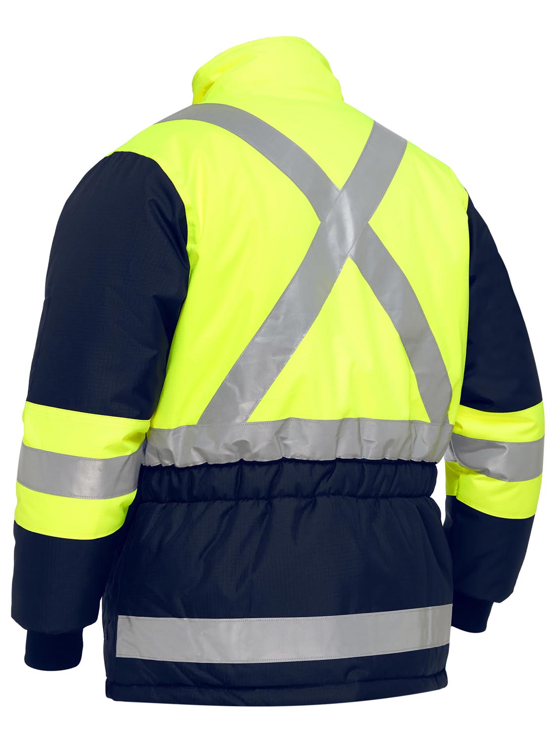Bisley X Taped Two Tone Hi Vis Freezer Jacket