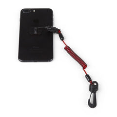 GRIPPS Non-Conductive Coil E-Tether With Poly Clip & E-Catch