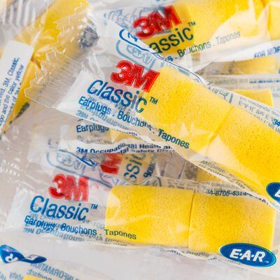 3M Uncorded Earplugs Poly Bag Class 4 SLC80 23dB (200 pairs per box) (312-1201)