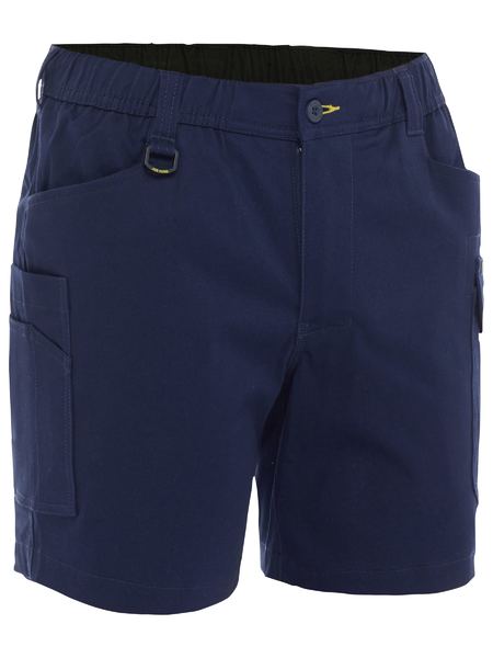 Bisley Stretch Cotton Elastic Waist Cargo Short