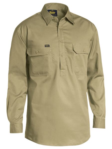 Bisley Closed Front Cool Lightweight Drill Shirt