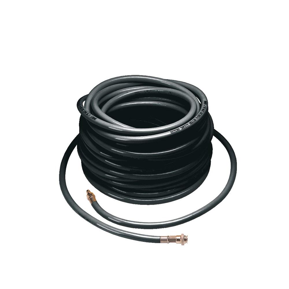 3M Scott Fire & Safety 50 Mtr Black Pvc Hose With Cen Couplings AIRLINE HOSES