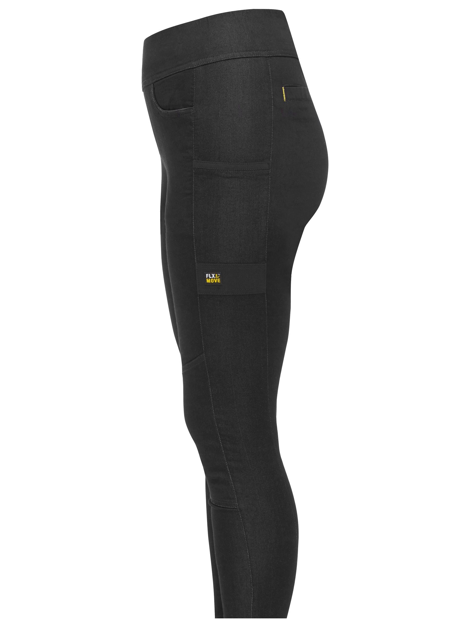 SIZE 10 Bisley Women's FLX & MOVE Black Jegging