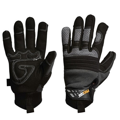 ProChoice 3XL Synthetic Leather Glove PRO-FIT GRIP Full Finger, Reinforced Palm (PT) (PT-3XL)