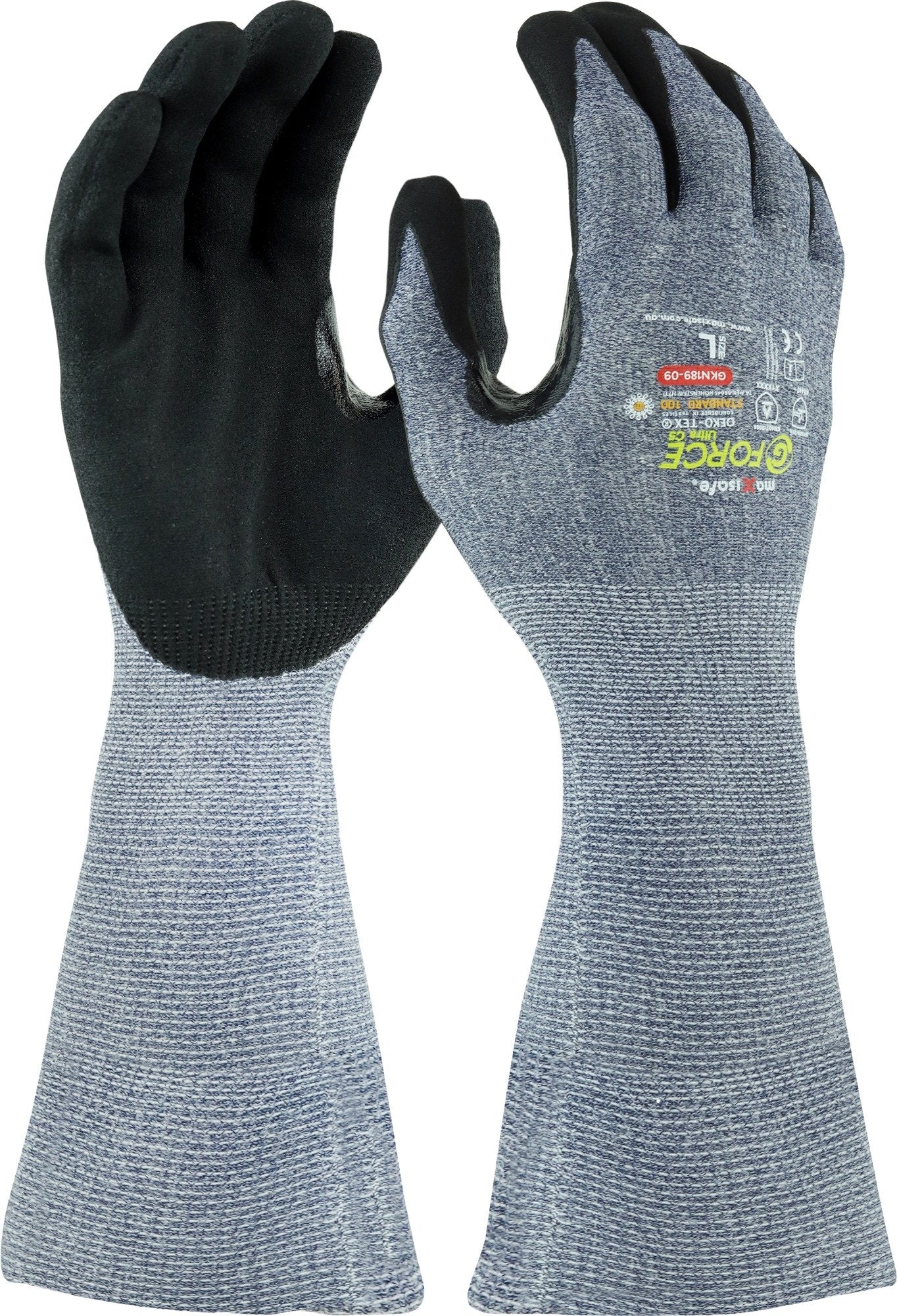 Maxisafe G-Force Cut D With Extra Long Cuff 36Cm Long (1 Pair)