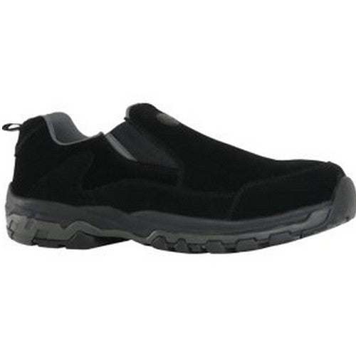 Bata Sportmates III WARWICK Black Suede Slip On Safety Jogger (713-65684)