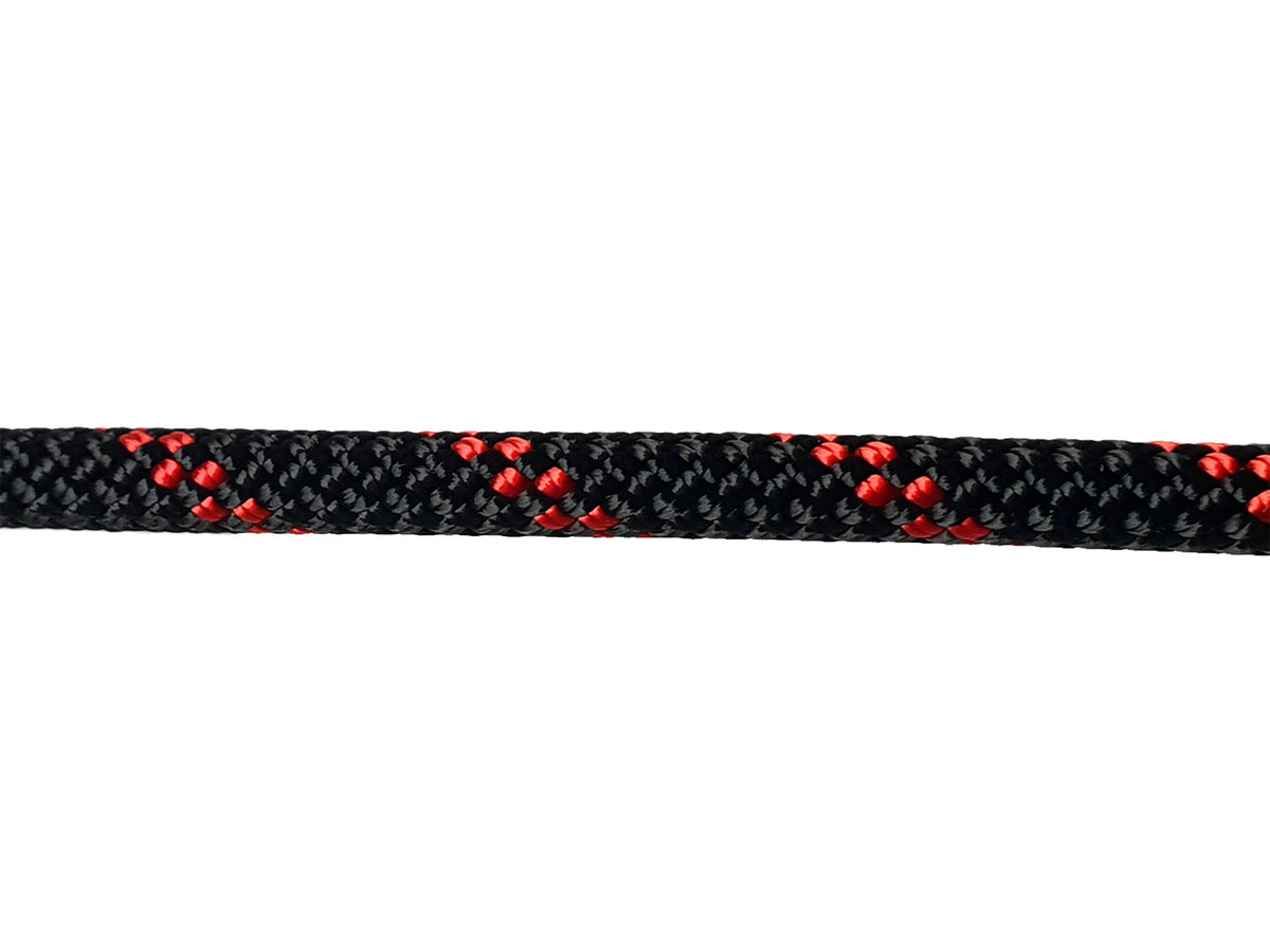 11mm Ferno KMIII Static Rope 200m Blk/Red Fleck