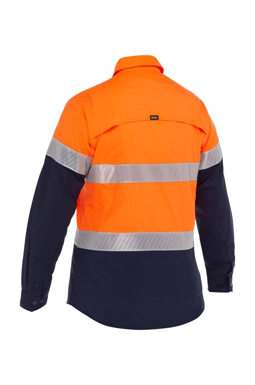 Bisley Women's X Airflow Hi Vis Taped Stretch Ripstop Shirt