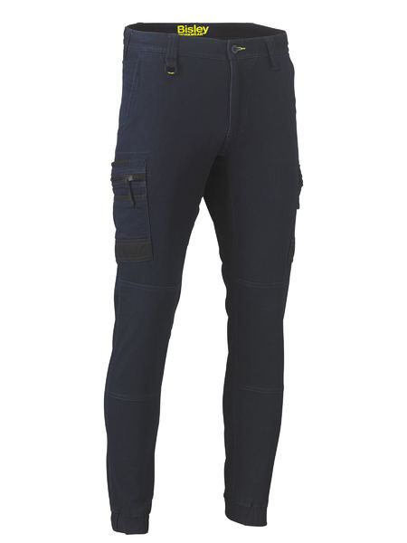 Bisley Flx and Move Stretch Denim Cargo Cuffed Pants