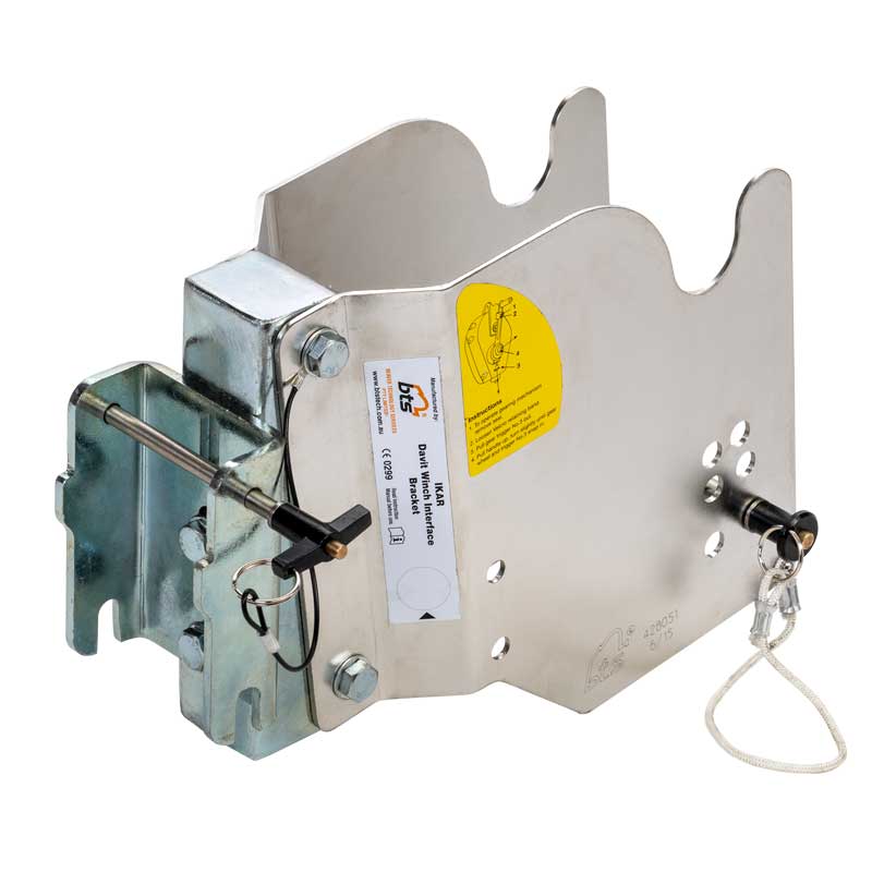 IKAR PRO-3G Davit Bracket c/w Female Single Interface Brackets (60202UI)