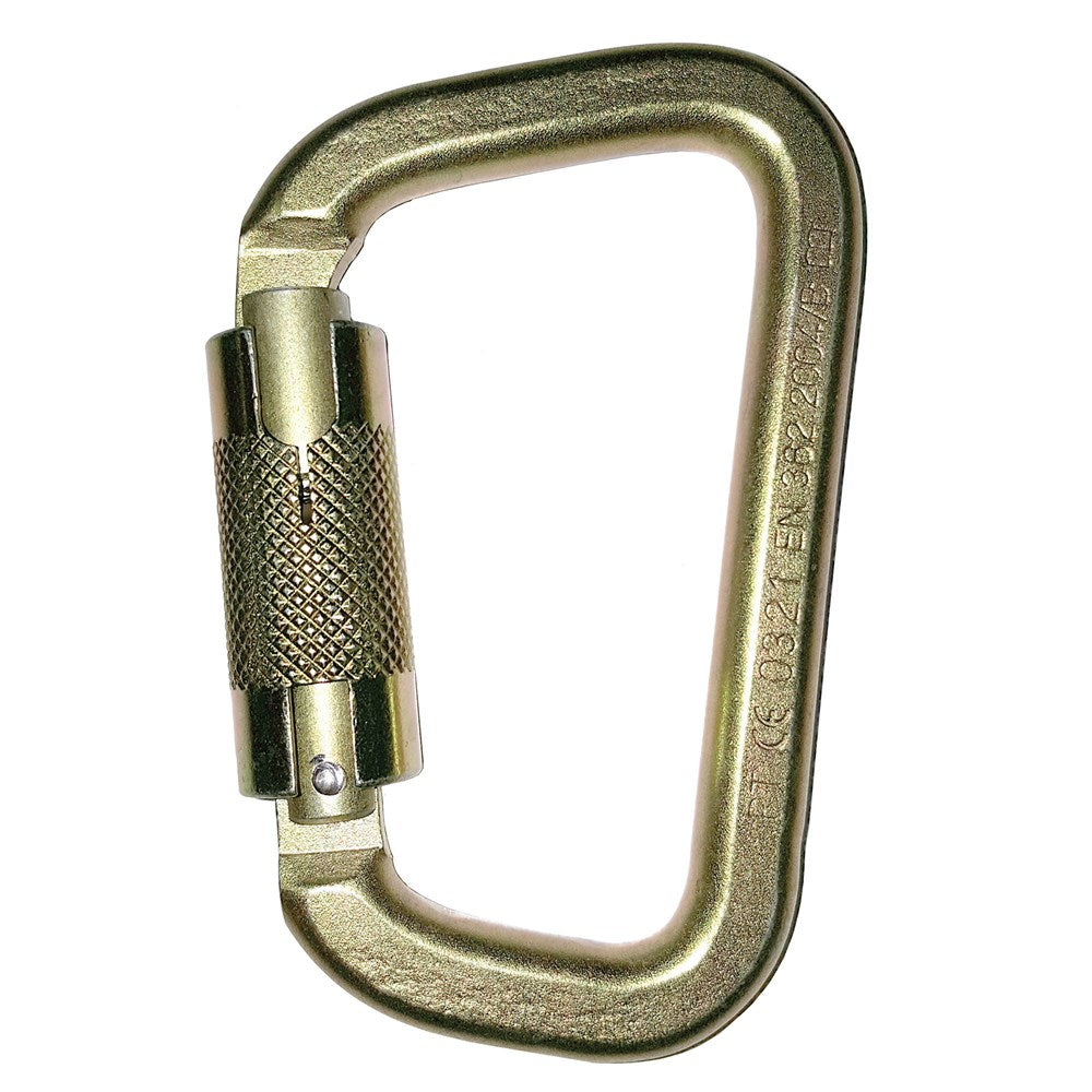 Karabiner Steel D Triple Lock