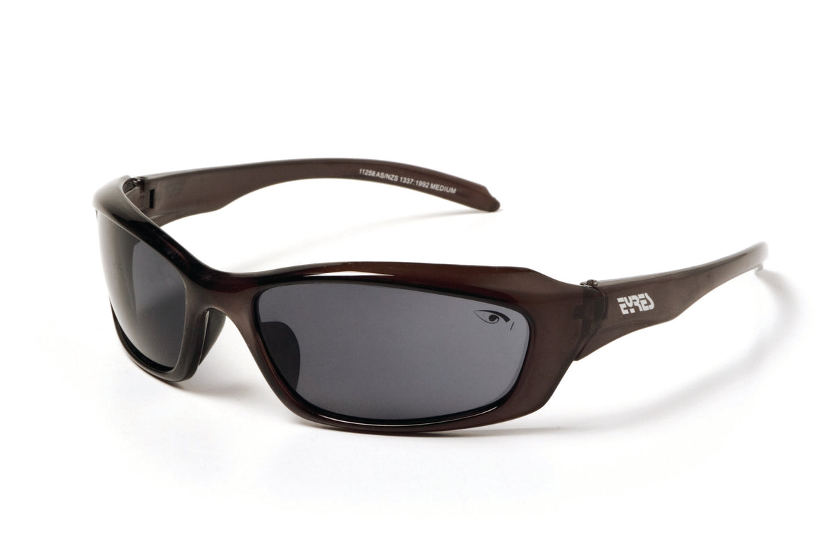 EYRES RAZOR Crystal Charcoal Frame Grey Lens