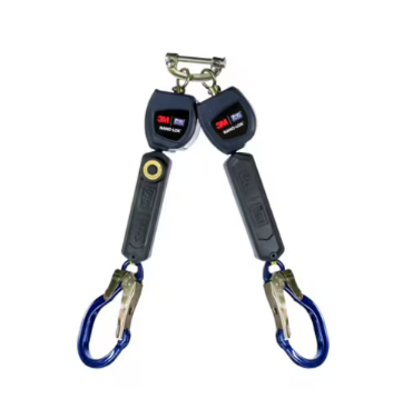 3M DBI-SALA Nano-Lok Twin-Leg Range Aluminum Hook  63.5 mm (2-1/2") Opening 3101719 6ft (1.8m)