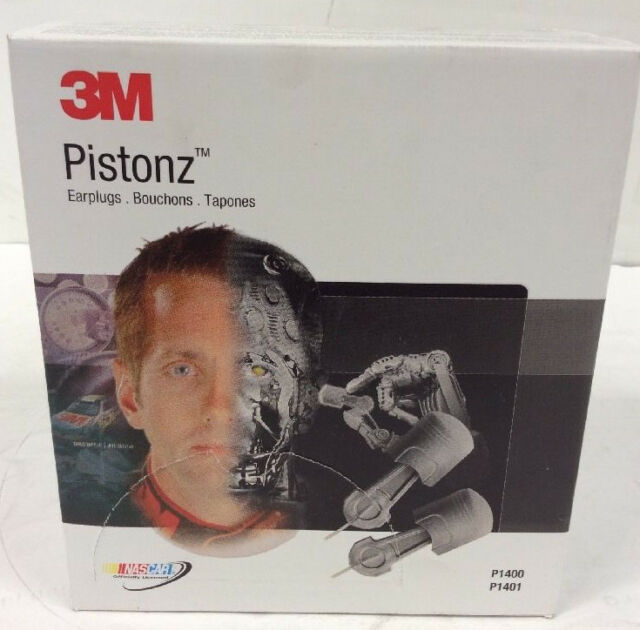 3M Pistonz Uncorded Earplugs 100 pairs/box