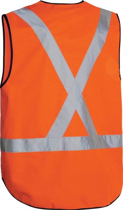 Bisley Taped X Back Hi Vis Vest