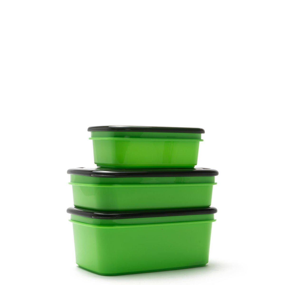 Rugged Xtremes 3Pck Assorted Reusable Crib Containers - Fluoro Green