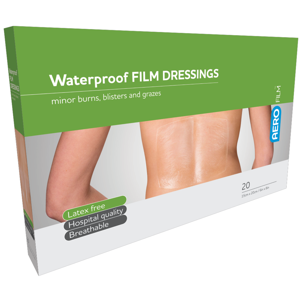 Aero Healthcare AEROFILM Waterproof Film Dressing 15 x 20cm  Box/20