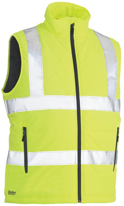 Bisley Taped Hi Vis Puffer Vest