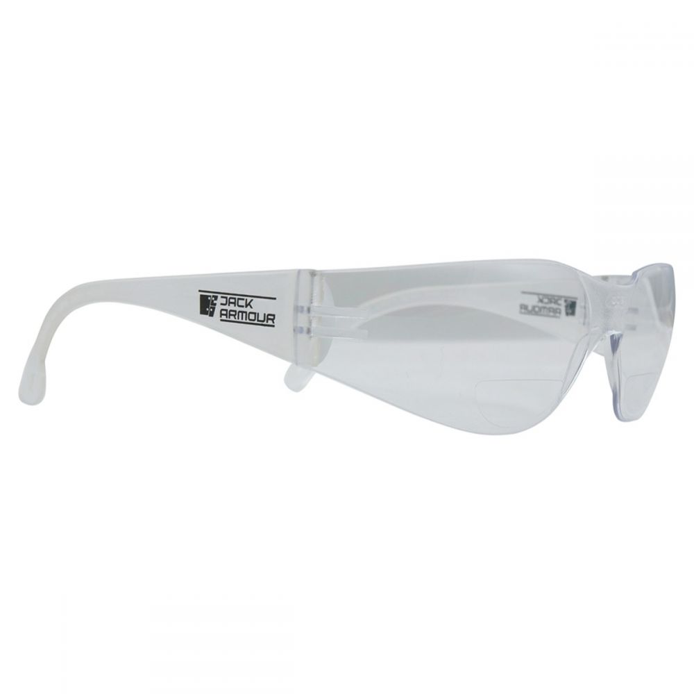 Magnum Safety Glasses - Bifocal Clear Lens (+2.00)