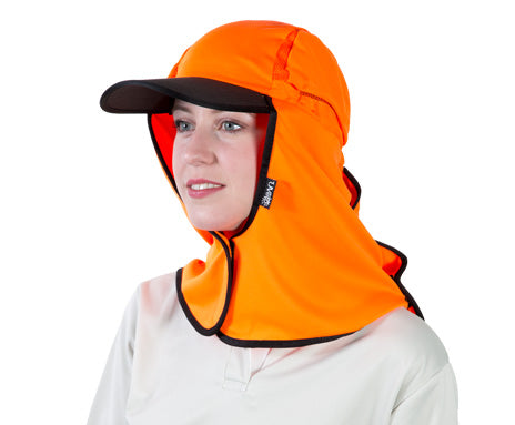 Uveto Hi Vis Orange Kalahari Hat Micro Mesh (KHMOR)