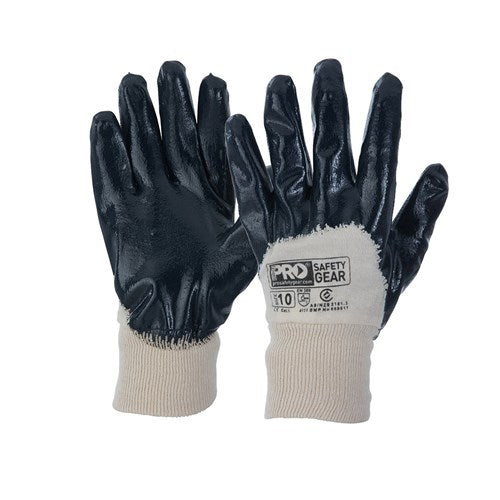 ProChoice XL/9 Synthetic Nitrile Glove SUPER-GUARD Blue Nitrile 3/4 Dipped (NBRHB)