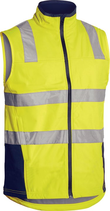 Bisley Taped Hi Vis Soft Shell Vest