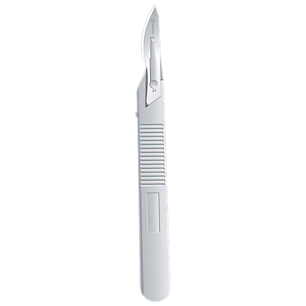 Aero Healthcare AEROINSTRUMENT Disposable No 24 Scalpel Blade & Handle Sterile
