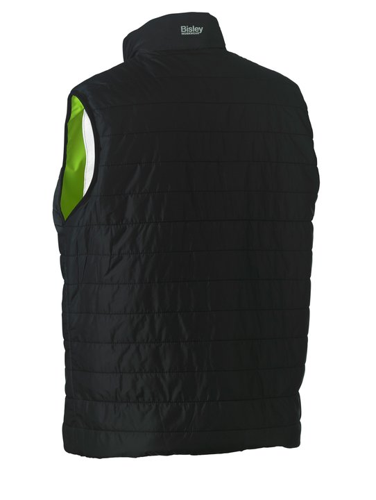 Bisley Taped Hi Vis Reversible Puffer Vest