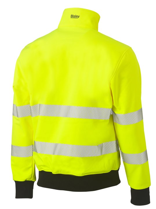 Bisley Taped Hi Vis Soft Shell Bomber Jacket