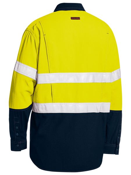 Bisley TenCate Tecasafe Plus 480 Taped Hi Vis Lightweight FR Vented Shirt