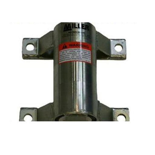 DuraHoist Wall Mounted Sleeve With Zinc Plating (Dada DH-8ZP WSG)