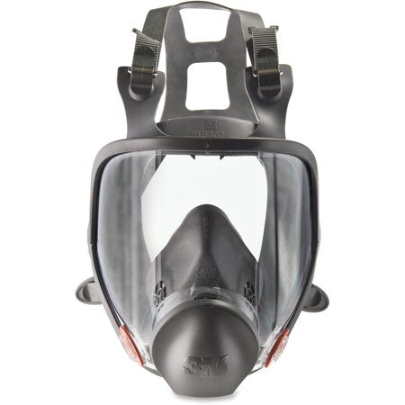 LARGE 3M Full Face Mask Reusable Respirator 6900 Respiratory Protection, Mask Only . Filters NOT included.