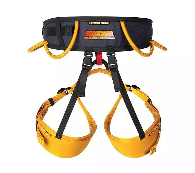 VERSA II (black/orange, 3 buckles) CLIMBING HARNESSES XS-M