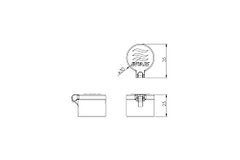 Enware Aerator Av Outlets & Eyewash Dustcov X 2