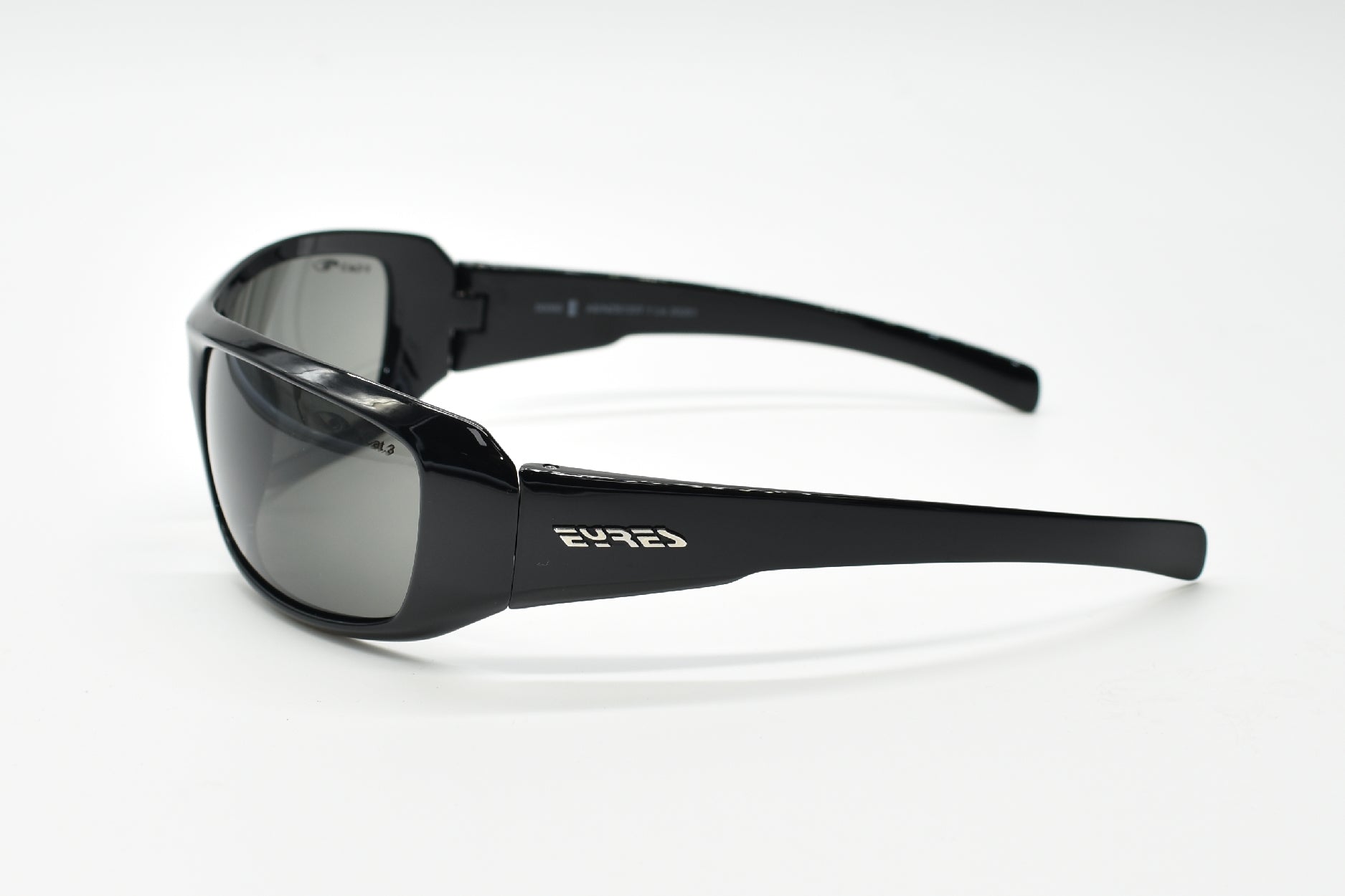 EYRES THUNDER Shiny Black Frame Grey Lens