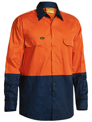 Bisley Hi Vis Cool Lightweight Drill Shirt